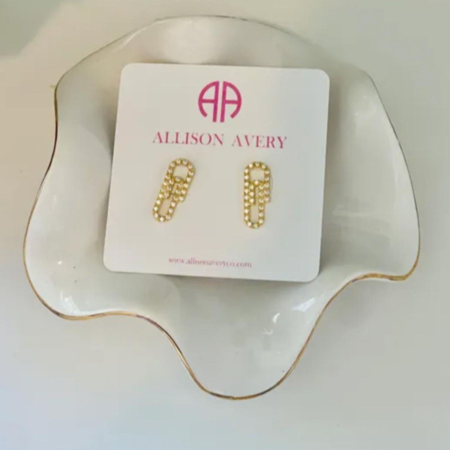 Women Allison Avery | Paperclip Studs