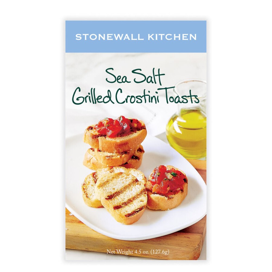 Home Stonewall Kitchen | Sea Salt Grilled Crostini Toasts