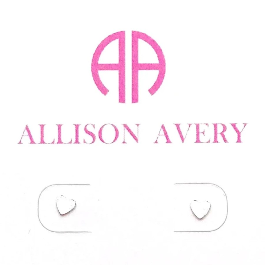 Women Allison Avery | Tiny Heart Studs