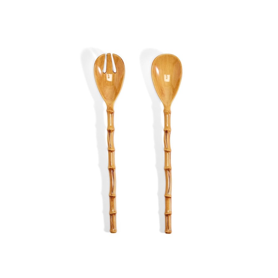 Home Two's Company | Bamboo Touch Salad Servers