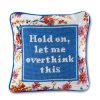 Home Furbish | Overthink Needlepoint Pillow