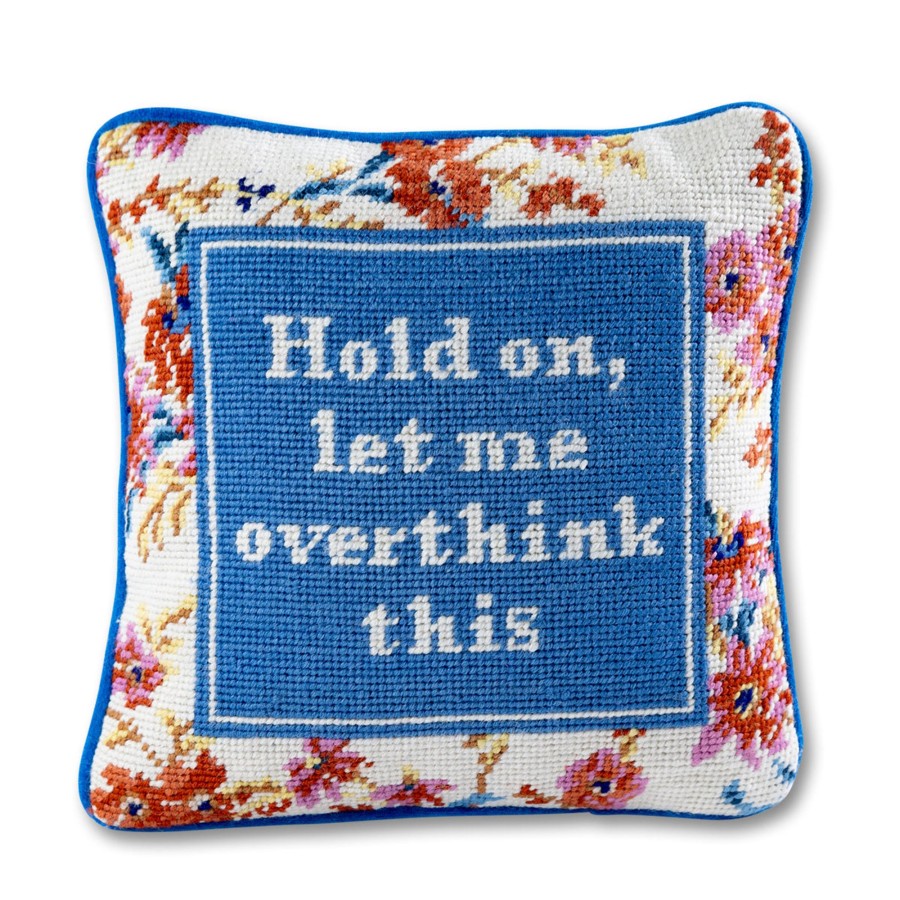 Home Furbish | Overthink Needlepoint Pillow