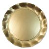 Home Sophistiplate | Wavy Salad Plate- Satin Gold