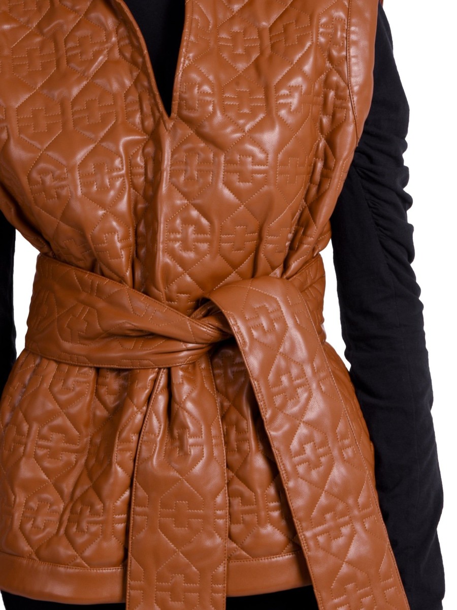 Women Emily McCarthy Sweaters & Outerwear | Aspen Vest-Luggage