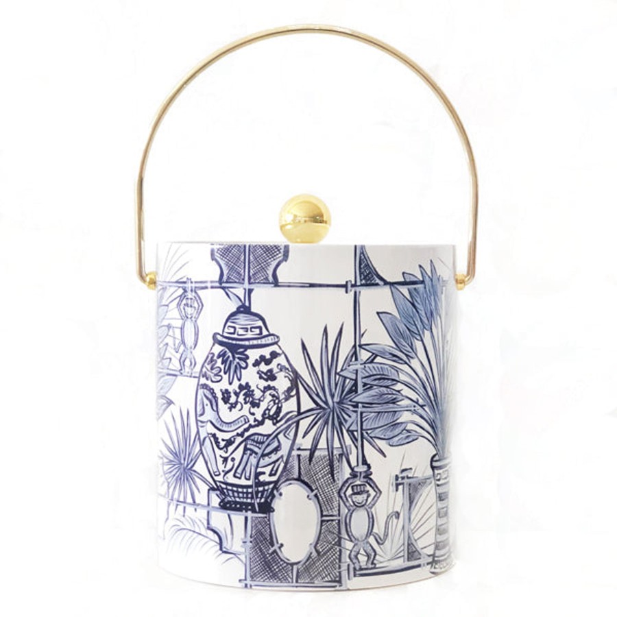 Home Mr Ice Bucket | Ice Bucket-Chinoiserie Palm