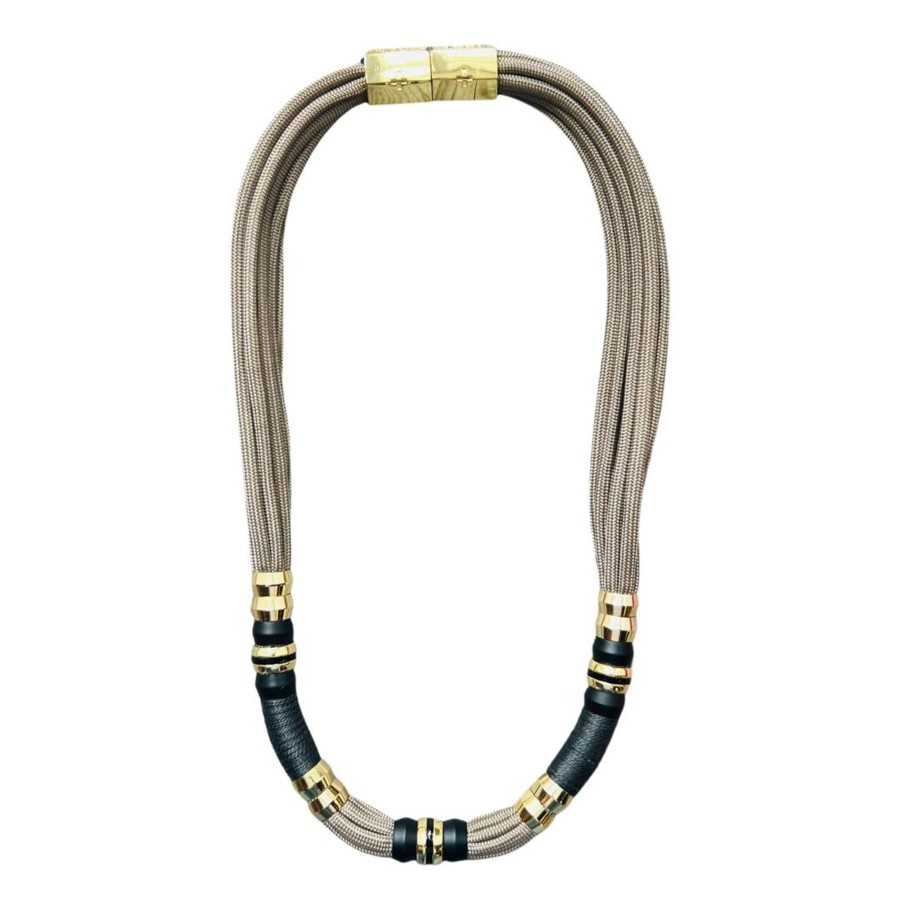 Women Holst and Lee | Colorblock Necklace-Mona