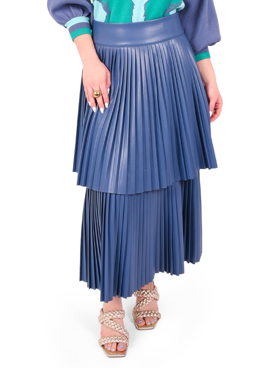 Women Emily McCarthy Bottoms | Chloe Skirt-Vintage Indigo