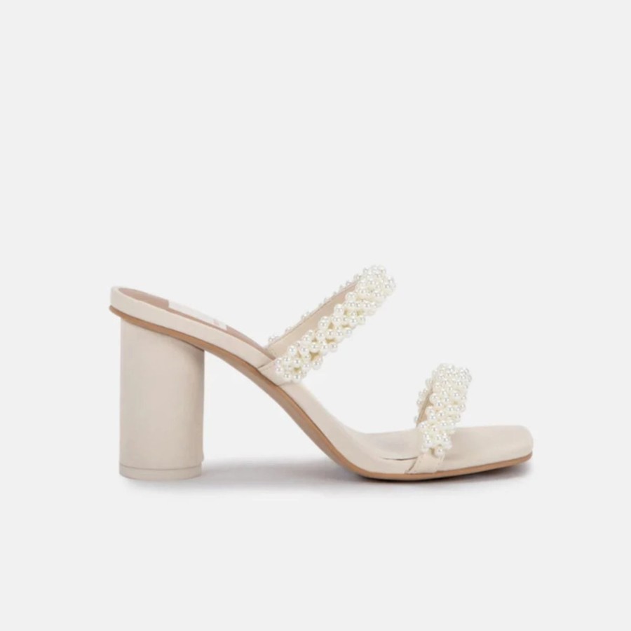 Women Dolce Vita | Noel Heels In Vanilla Pearls