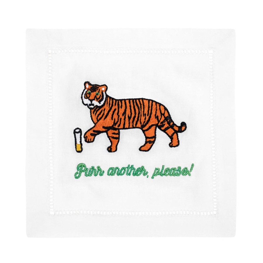 Home August Morgan | Purr Another, Please! Cocktail Napkins