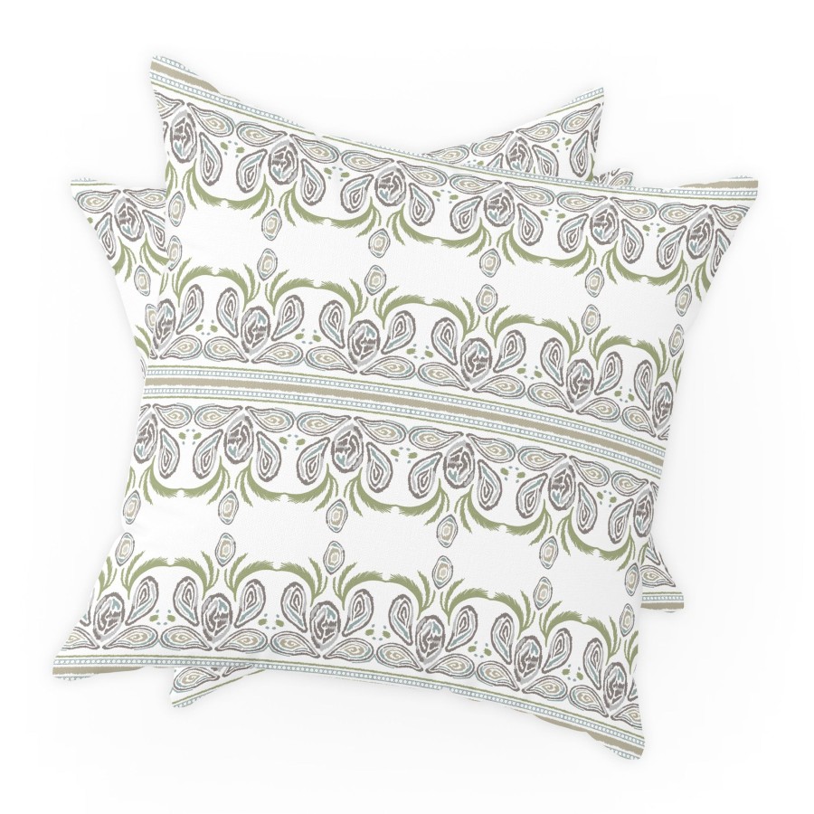 Home Emily McCarthy | Pillow-Oyster Ikat