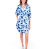 Women Emily McCarthy Dresses | Palmer Dress-Blue Collegiate Cheetah